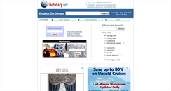 Desktop Screenshot of dictonary.net