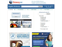 Tablet Screenshot of dictonary.net